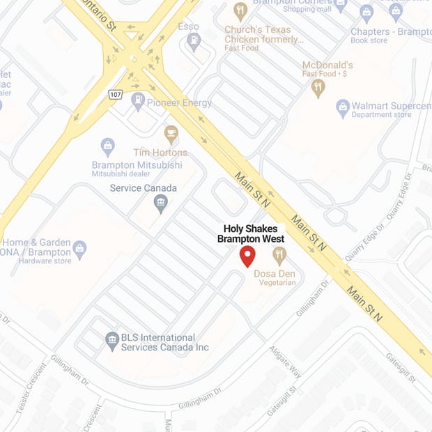 Holy Shakes Google Map Brampton West