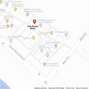 Holy Shakes Google Map Milton
