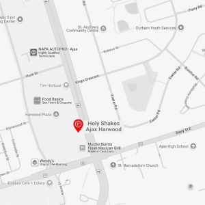 holy shakes google map ajax harwood