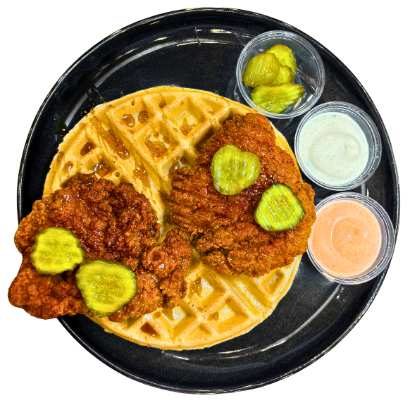 piri piri chicken waffles